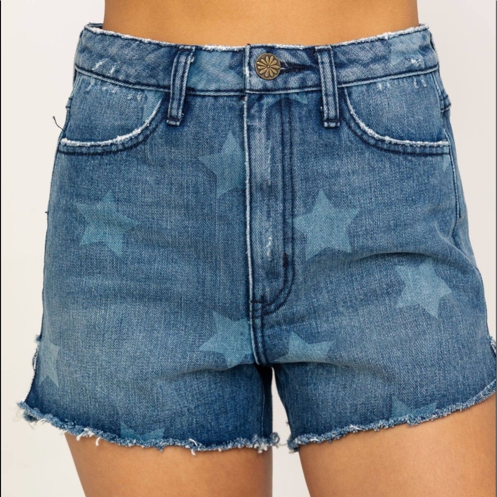 Denim Star Shorts
